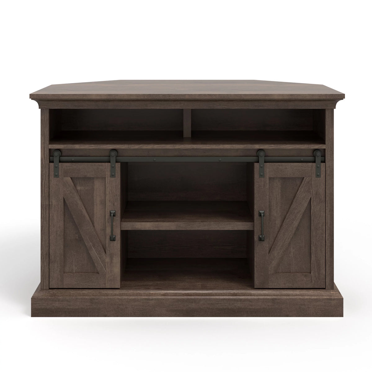 Brown Corner TV Stand V7865