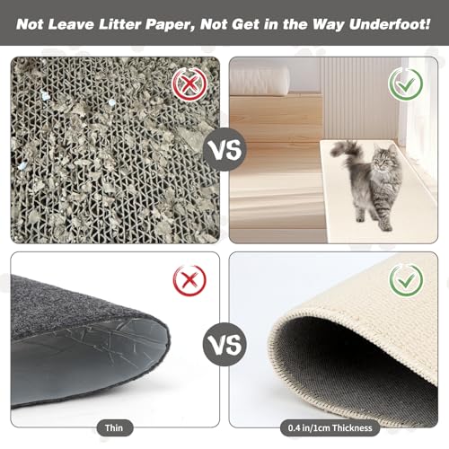 71x15.8 Thickened Cat Wall Climbing Carpet with 16 Fixed Nails C68036