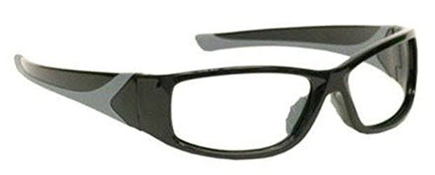 Black Wrap Frame Radiation Safety Glasses Y54611