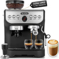 Manual Espresso Machine with Grinder and Milk Frother V767209