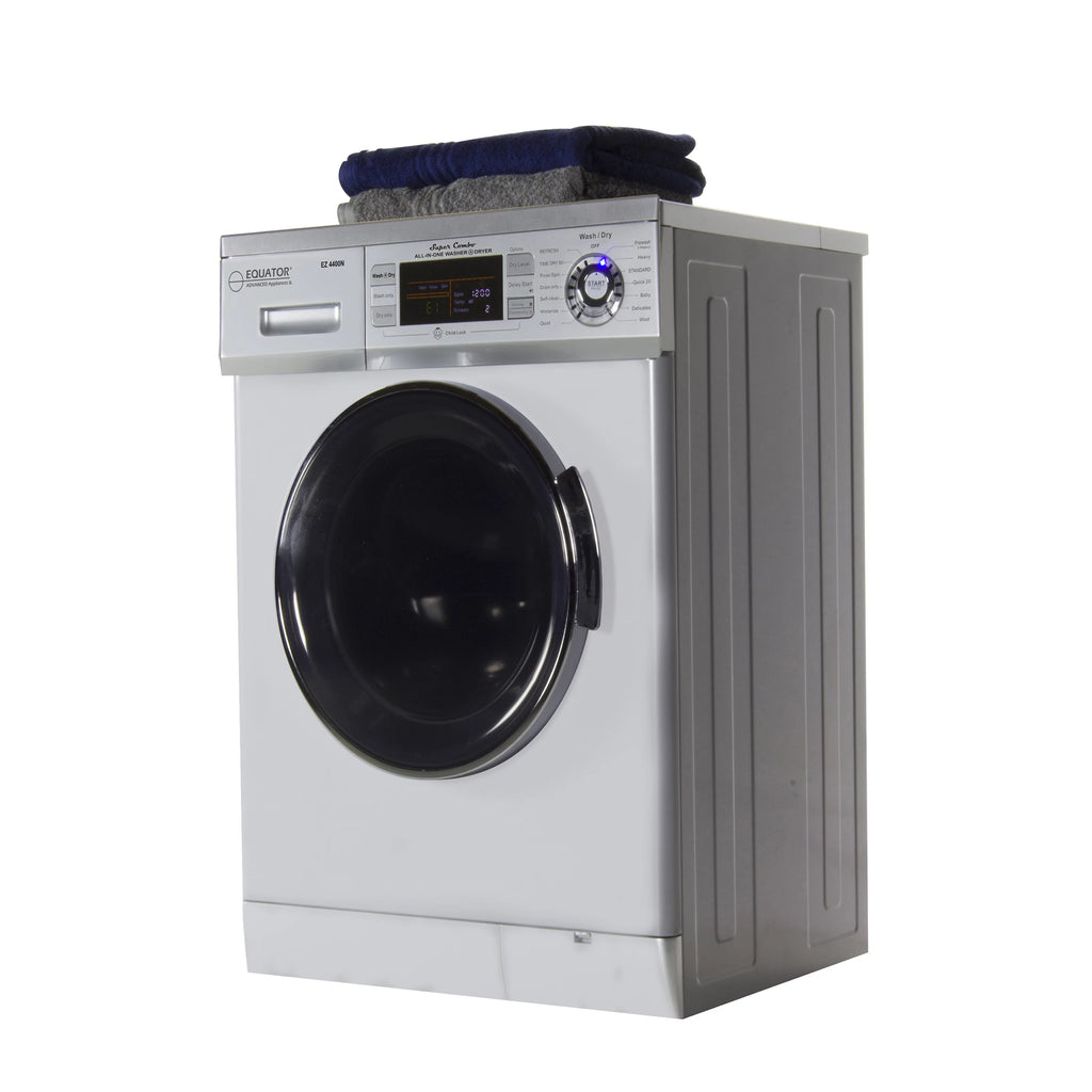 24 Inch Silver Washer Dryer Combo P66399