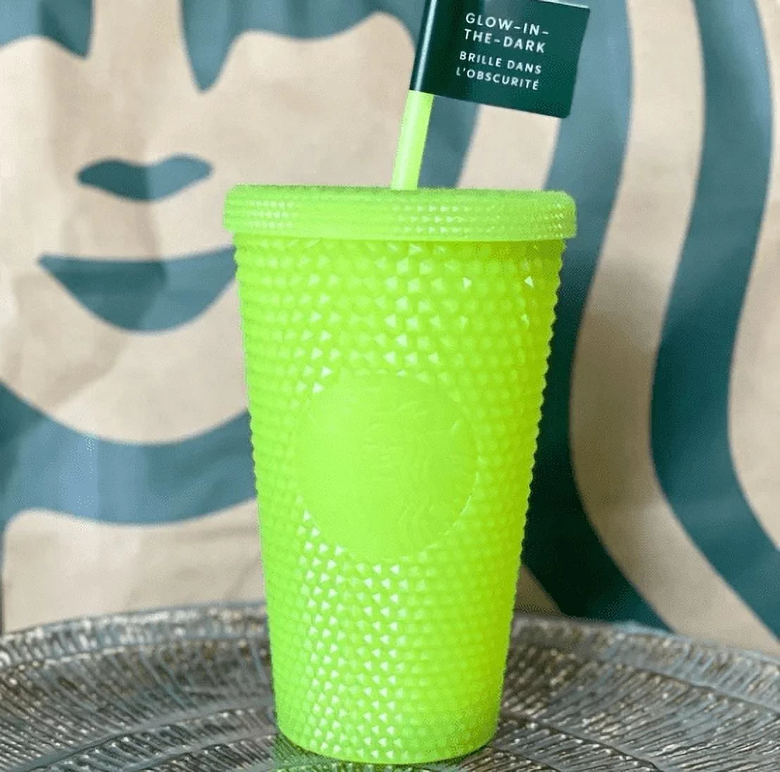 Glow in the Dark Studded Tumbler 16oz L848