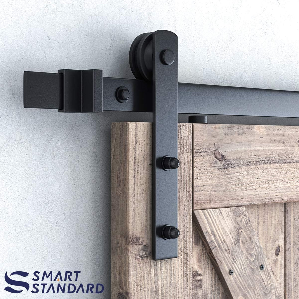 6ft Heavy Duty Sliding Barn Door Hardware Kit for 36" Wide Door Panel H6548
