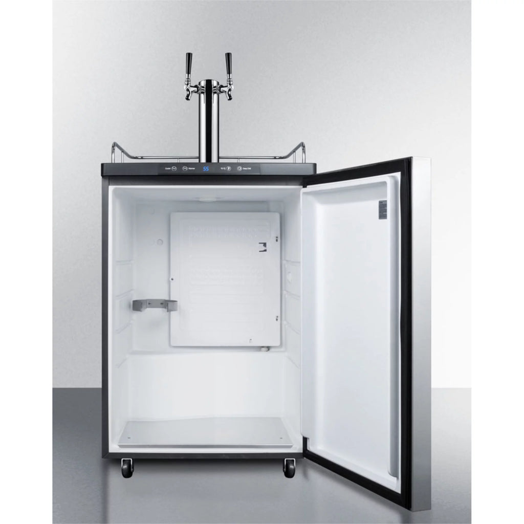 24 Built In Beer Dispenser with Twin Taps P20647