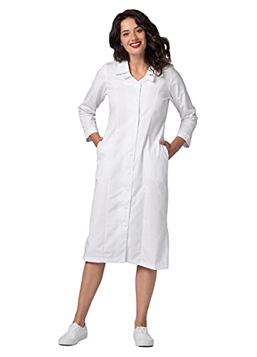 Embroided Collar Scrub Dress G372