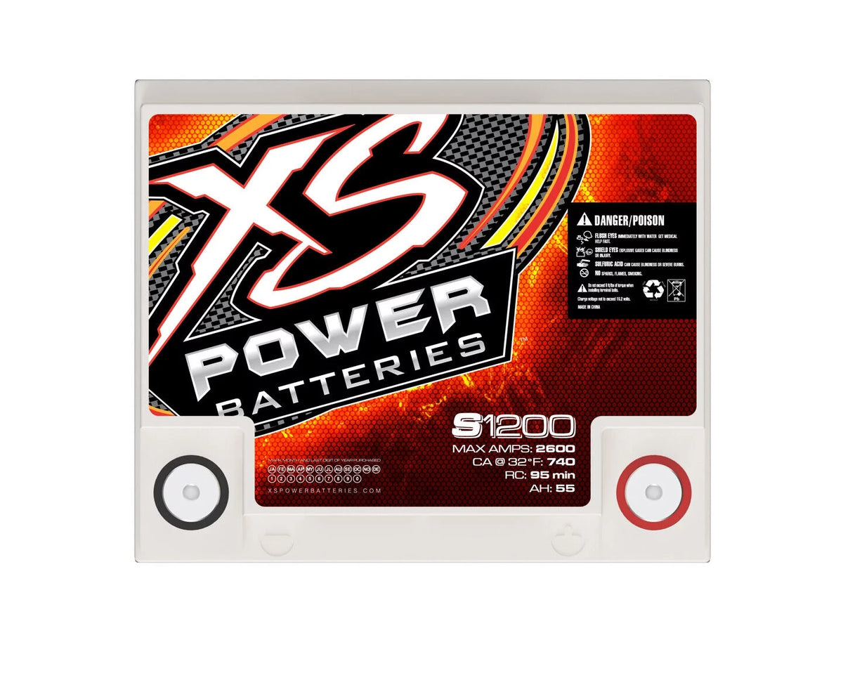 12V 2600 Amp AGM Automotive Starting Battery with Terminal F998