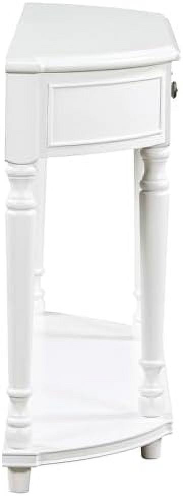 Navy Blue 3 Drawer Wood Console Table Q534