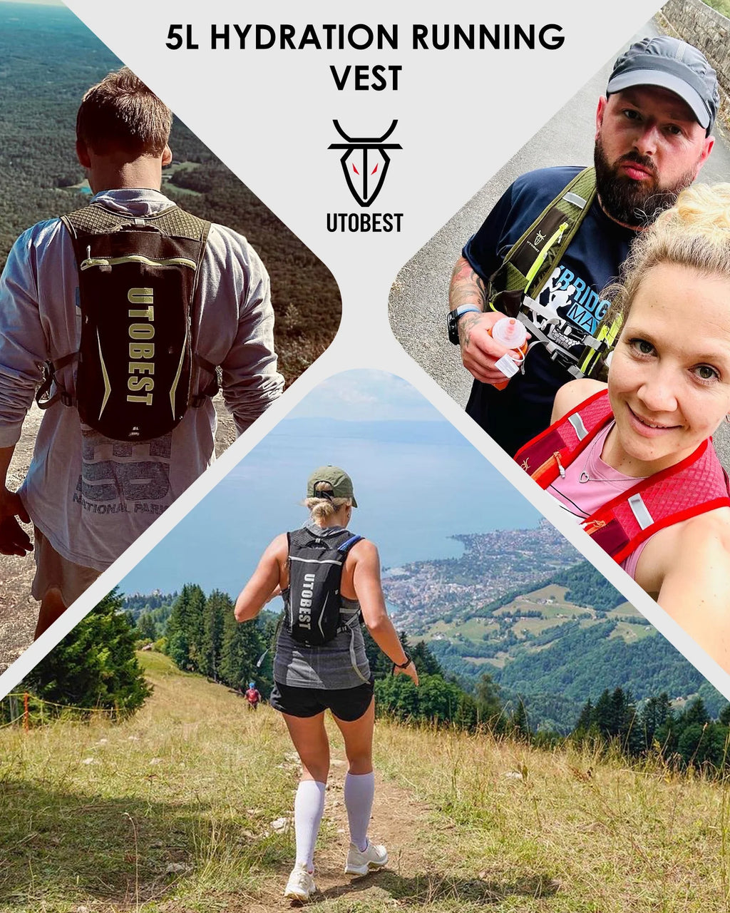 Running Backpacks Hydration Pack Running Vest 5L I603