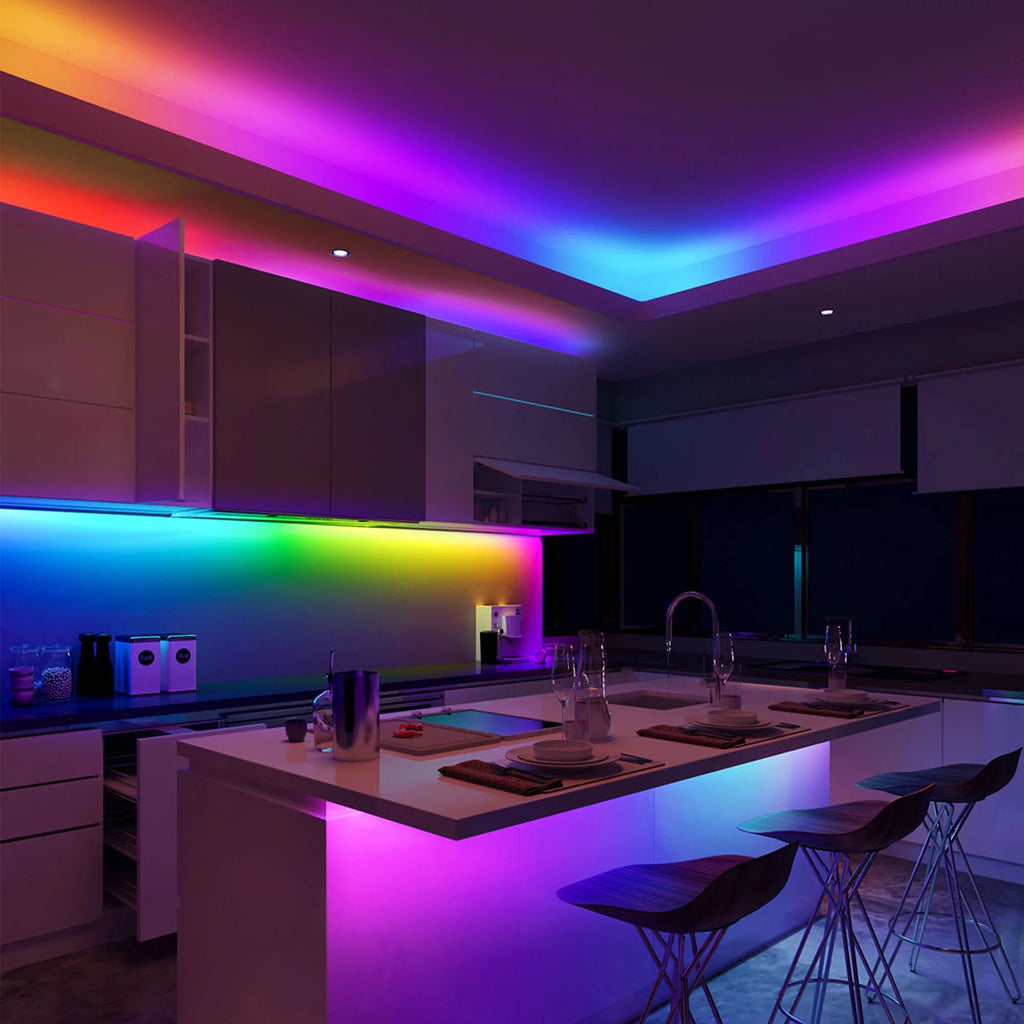 9.8ft Wi-Fi RGBIC LED Strip Light A44941