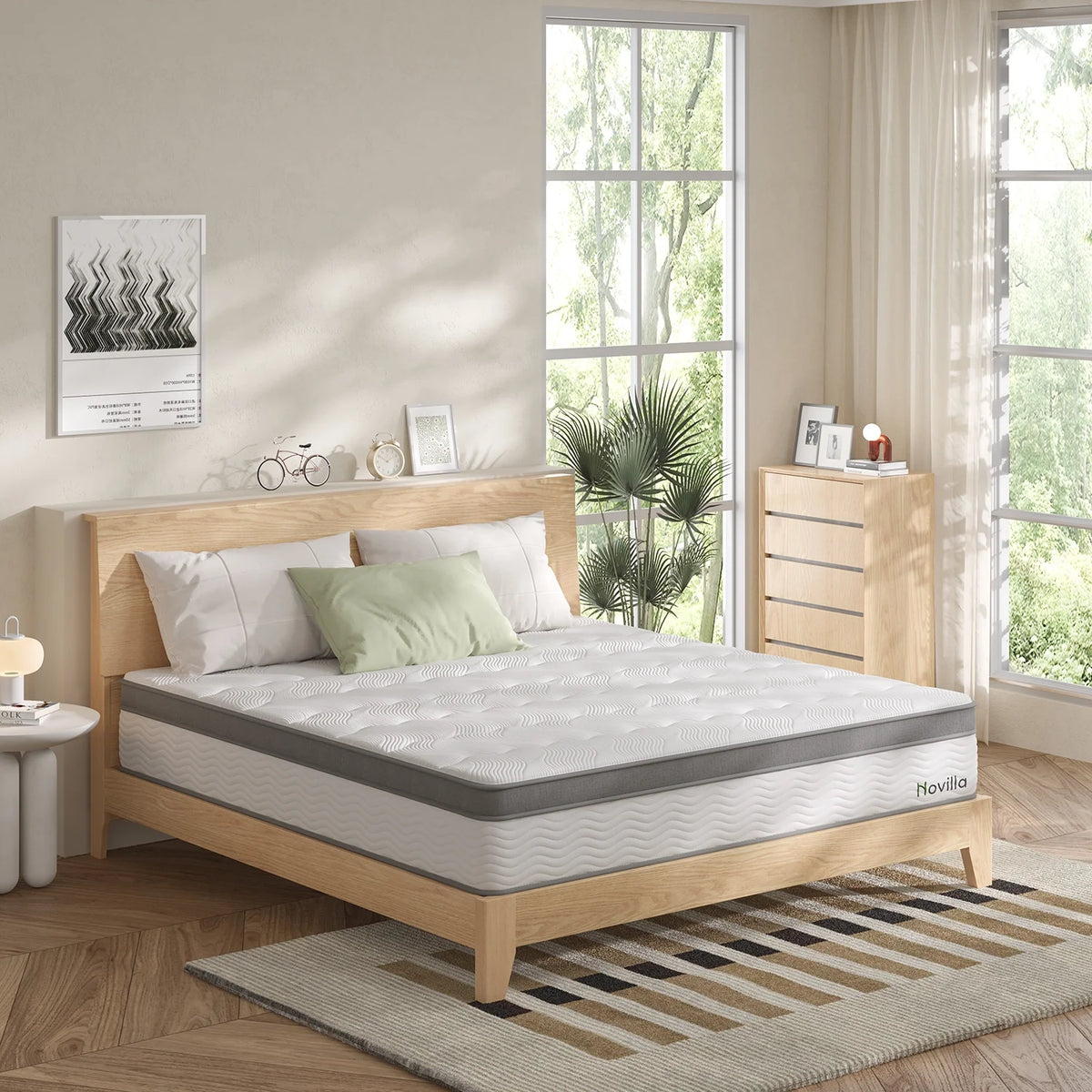 10 Memory Foam Pocket Spring Hybrid Mattress R5713
