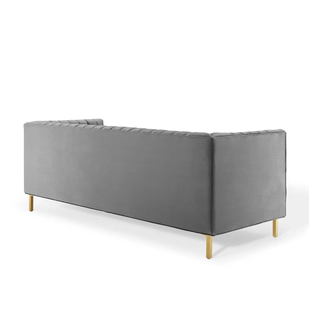 Gray Performance Velvet Sofa H27611