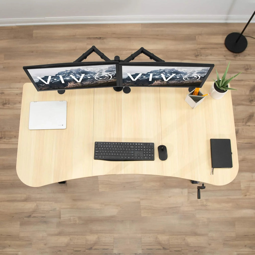 Height Adjustable 63 X 32 Inch Stand Up Desk N33141