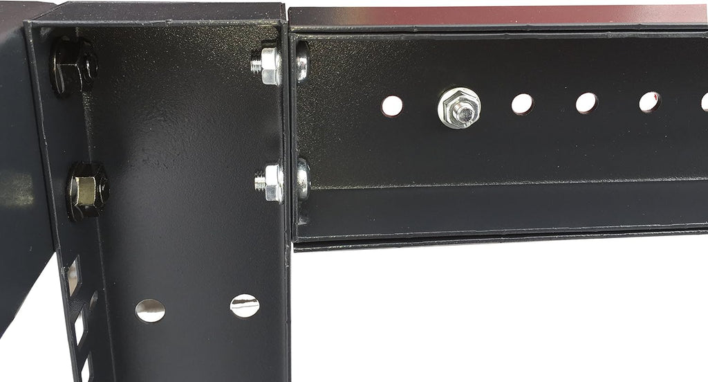 18U 4 Post Open Frame 19 inch Network Server Rack Adjustable Depth E246803