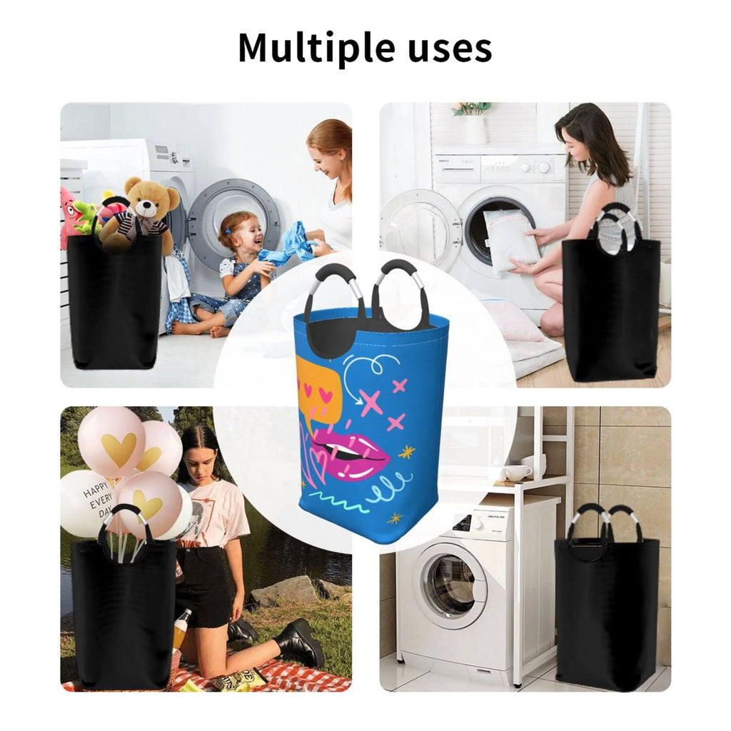 50L Rectangular Foldable Laundry Hamper V816084