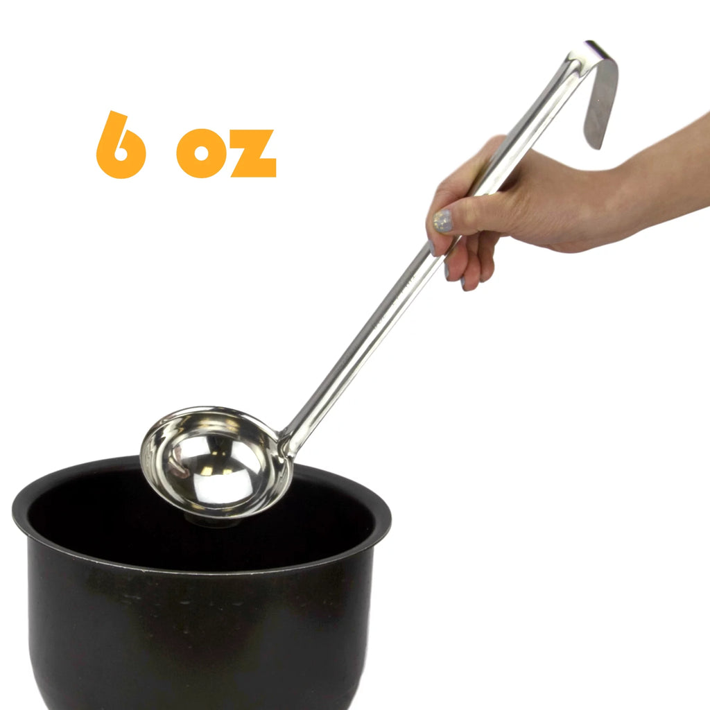 2 Pack 6 Oz Stainless Steel Soup Ladle R321884