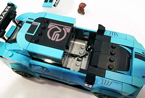 LEGO Speed Champions Formula E Panasonic Jaguar Racing Gen2 car and Jaguar I-PACE eTROPHY 76898 Building Kit (564 Pieces), Multicolor B5964