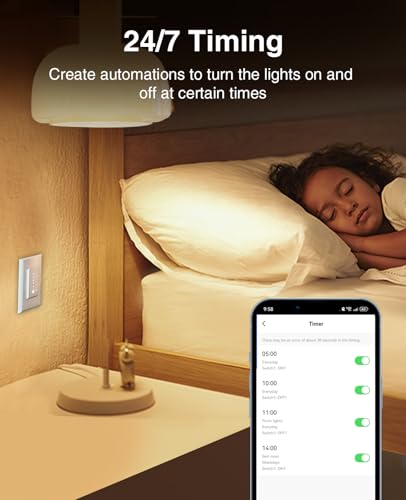 White 4 Pack Wi-Fi Smart Dimmer Switch D31598