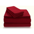 Full Solid Flannel Deep Pocket Sheet Set Z320