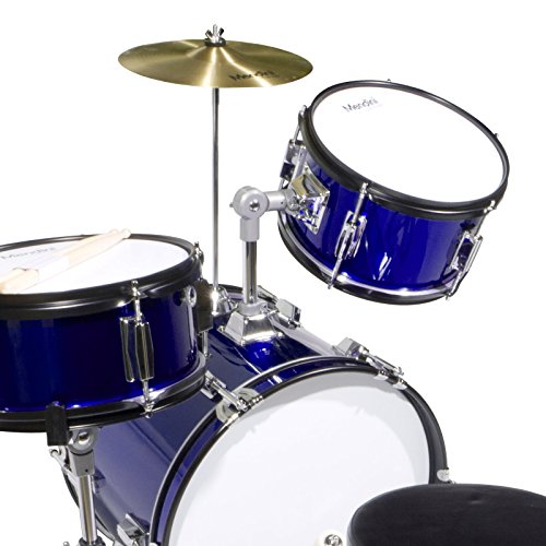 3 Piece 16 inch Kids Drum Set with Snare Cymbal Drumsticks N46767