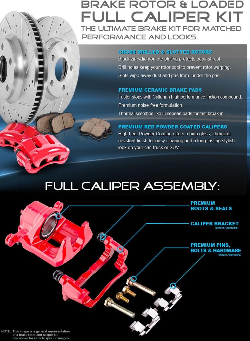 Premium OE Brake Disc Rotors and Metallic Brake Pads K4707