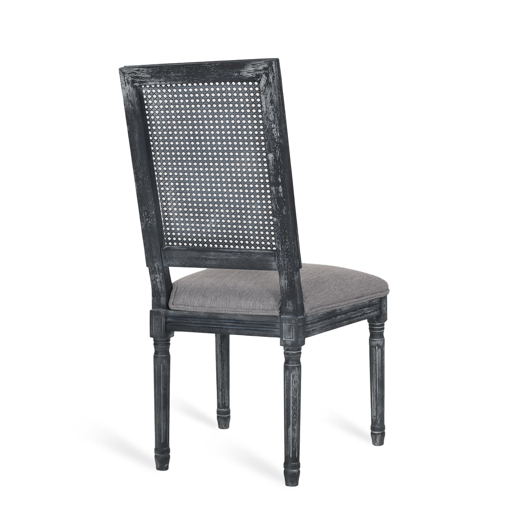 Gray Fabric Dining Chair Set of 6 C197423