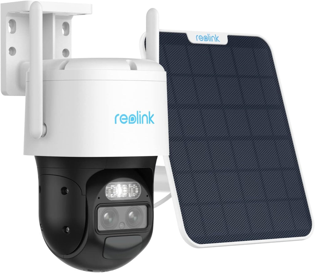 Solar Powered 2K Security Camera with Pan Tilt Auto Tracking E370499