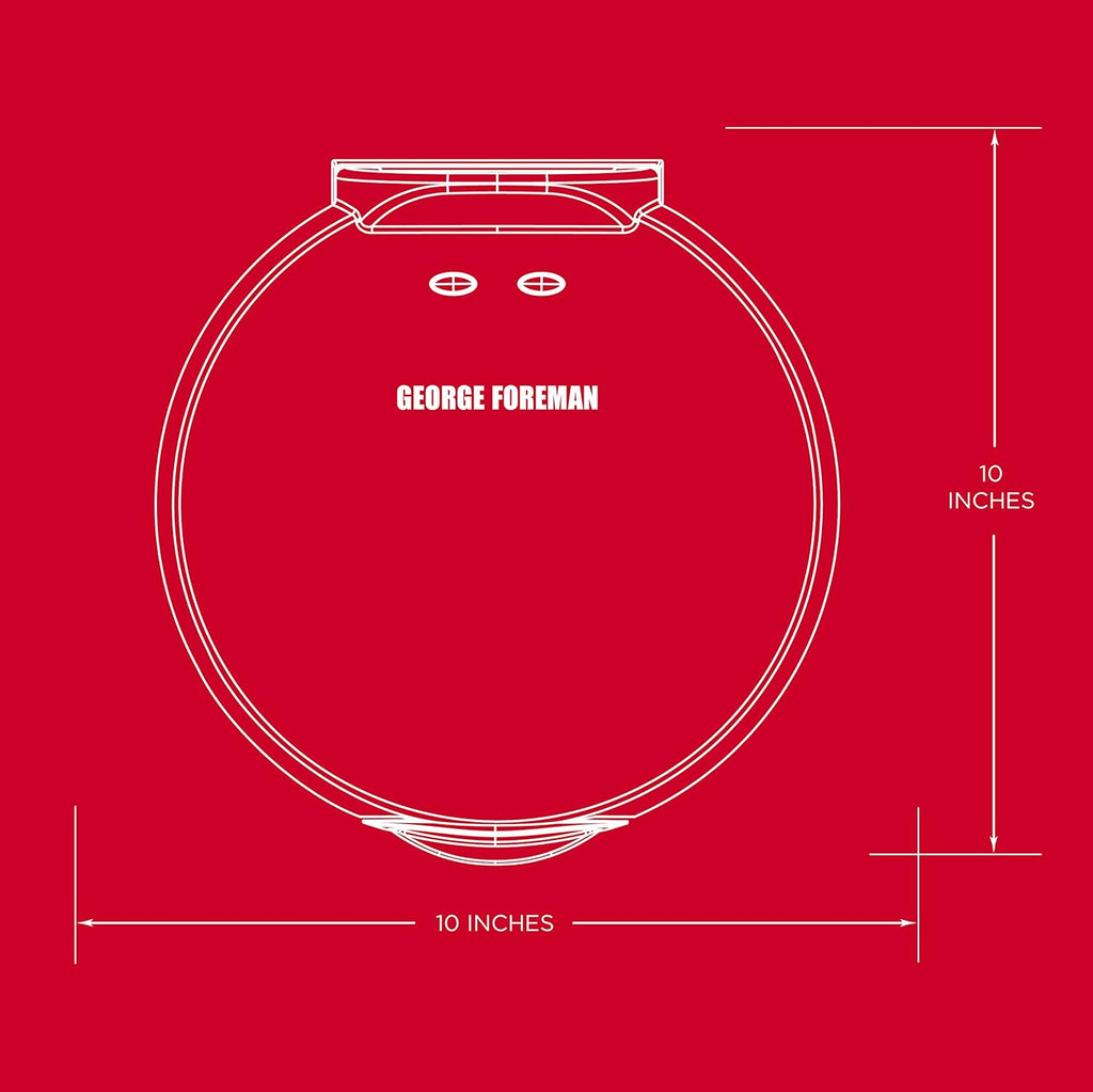 Red Electric Quesadilla Maker 10 Inch U177