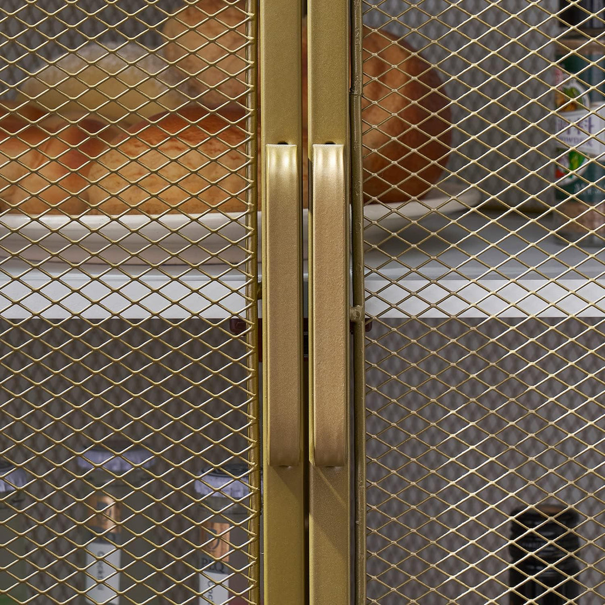 3-Tier Corner Shelf with Ventilation Door J67695