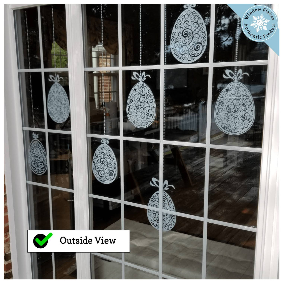 Easter Egg Window Clings U188