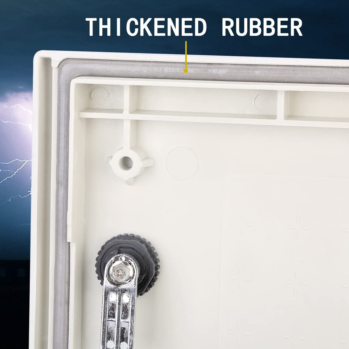 Fiberglass IP65 Weatherproof Wall-Mounted Electrical Enclosure Box N3216