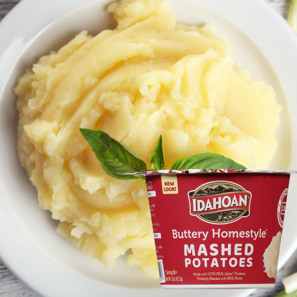 Gluten Free Buttery Homestyle Mashed Potato Microwavable Cups 1.5 oz Pack of 4 E157526