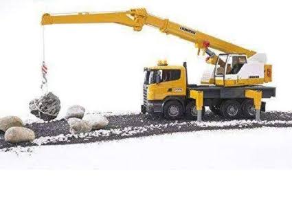 SCANIA R-Series Liebherr Crane with Lights and Sounds J928319