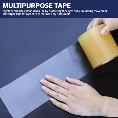 6 Rolls 4" x 108' PVC 7 Mil Seam Cover Tape W867