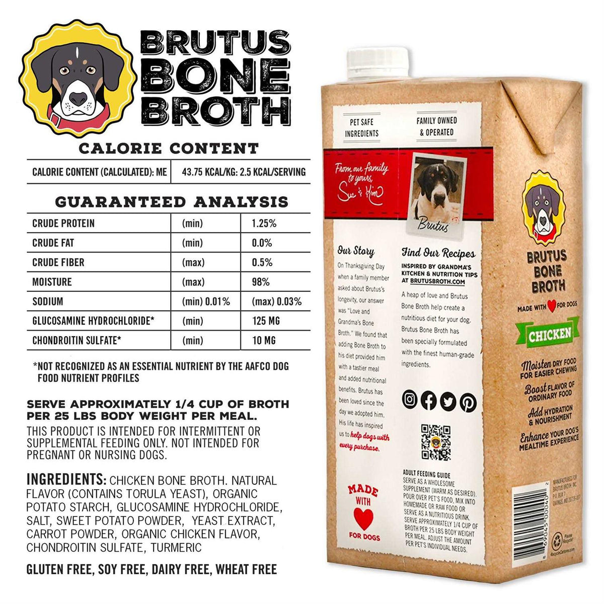 Chicken Bone Broth for Dogs I17922