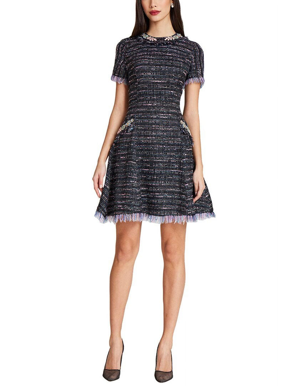 Short Printed Dress, 8 W953944
