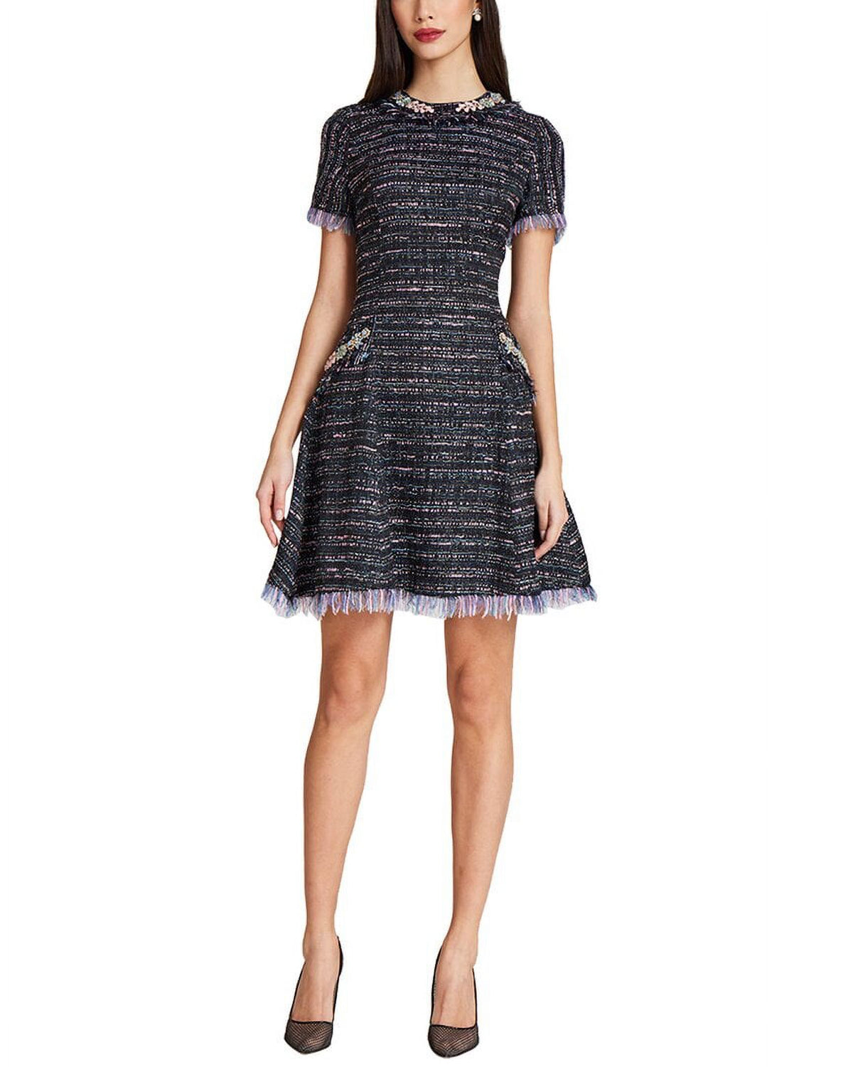 Short Printed Dress, 8 W953944