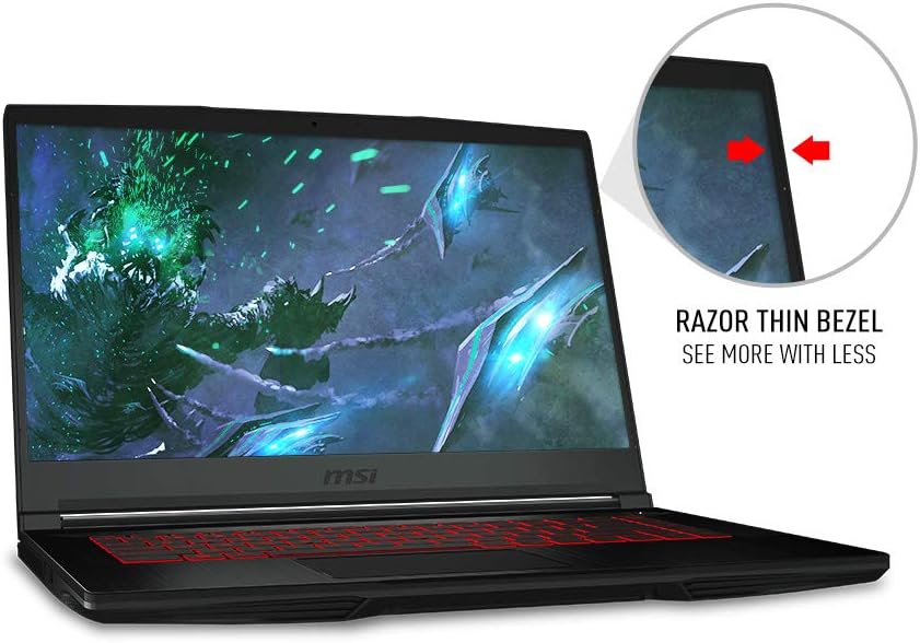 15.6" Gaming Laptop Intel Core i7 NVIDIA GeForce GTX1650 16GB 512GB NVMe SSD L8007