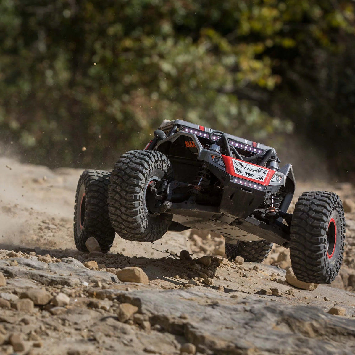 Gray 4 Wheel Drive Brushless Rock Racer RC Truck D35591