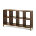 8 Cube Storage Organizer with Metal Base, Brown L82595