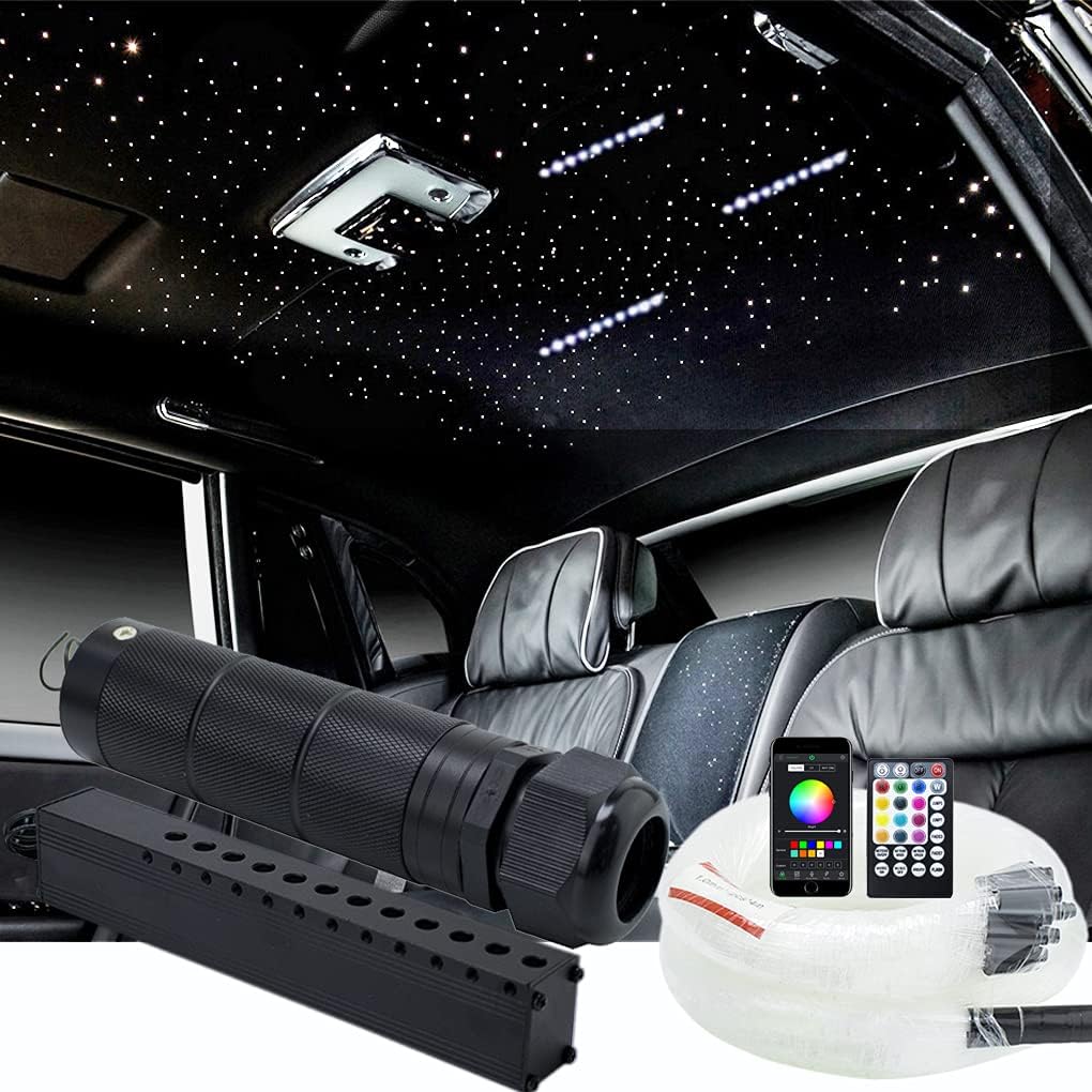 Bluetooth 6W RGBW LED Fiber Optic Star Ceiling Light Kit A126