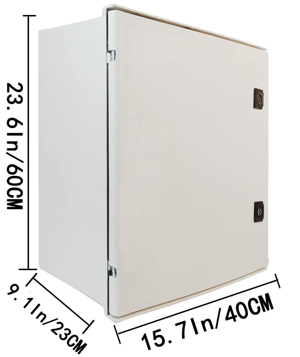 Fiberglass IP65 Weatherproof Wall-Mounted Electrical Enclosure Box N3216