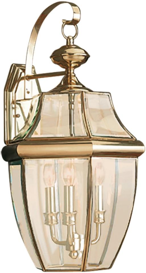 Polished Brass Outdoor Wall Lantern T347233