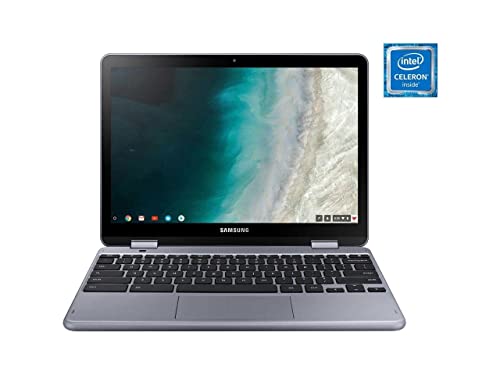 Plus 2-in-1 12.2" Touch-Screen Chromebook - Intel Celeron - 4GB Memory - 32GB eMMC Flash Memory - Stealth Silver R47570