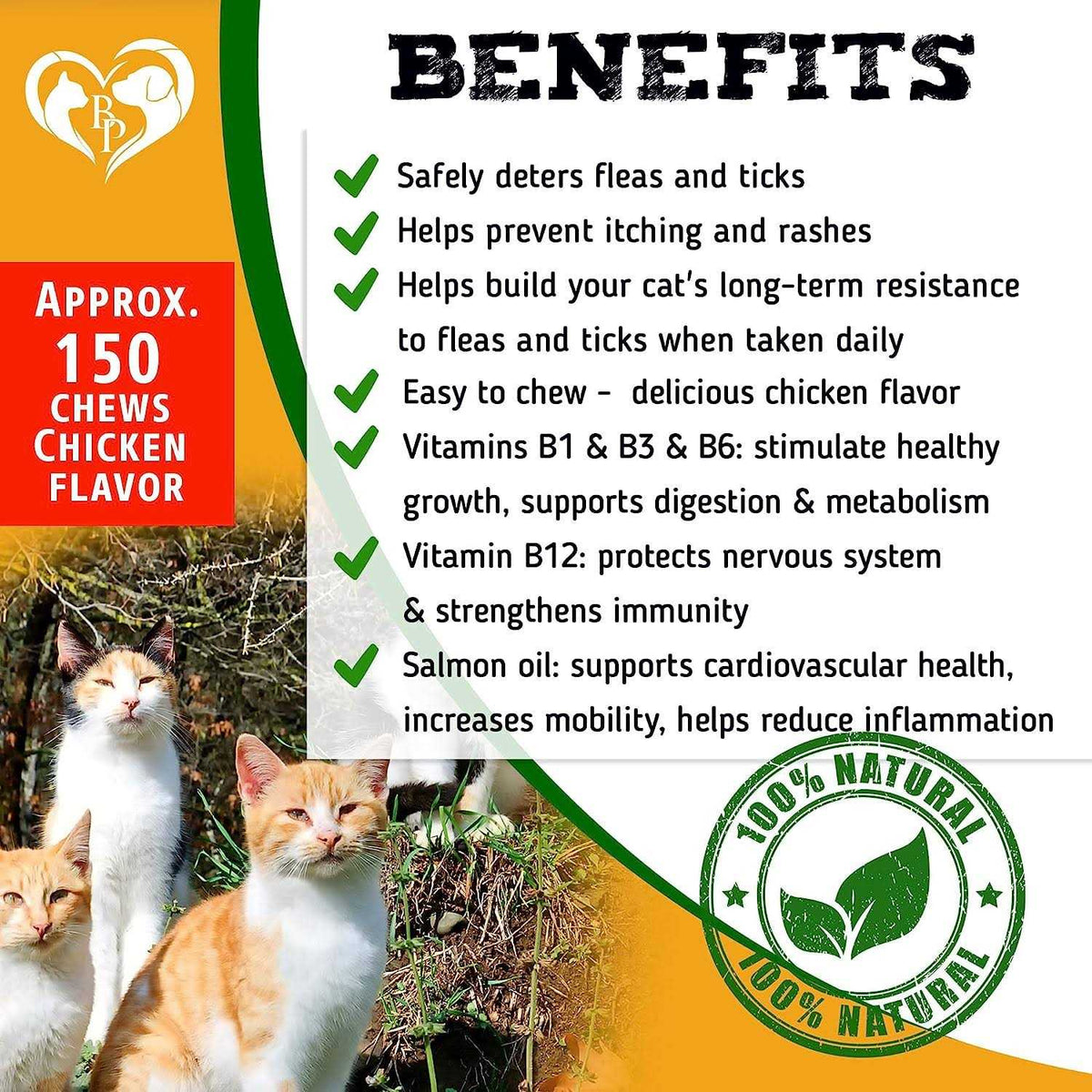 Flea and Tick Prevention Treats for Cats T880508