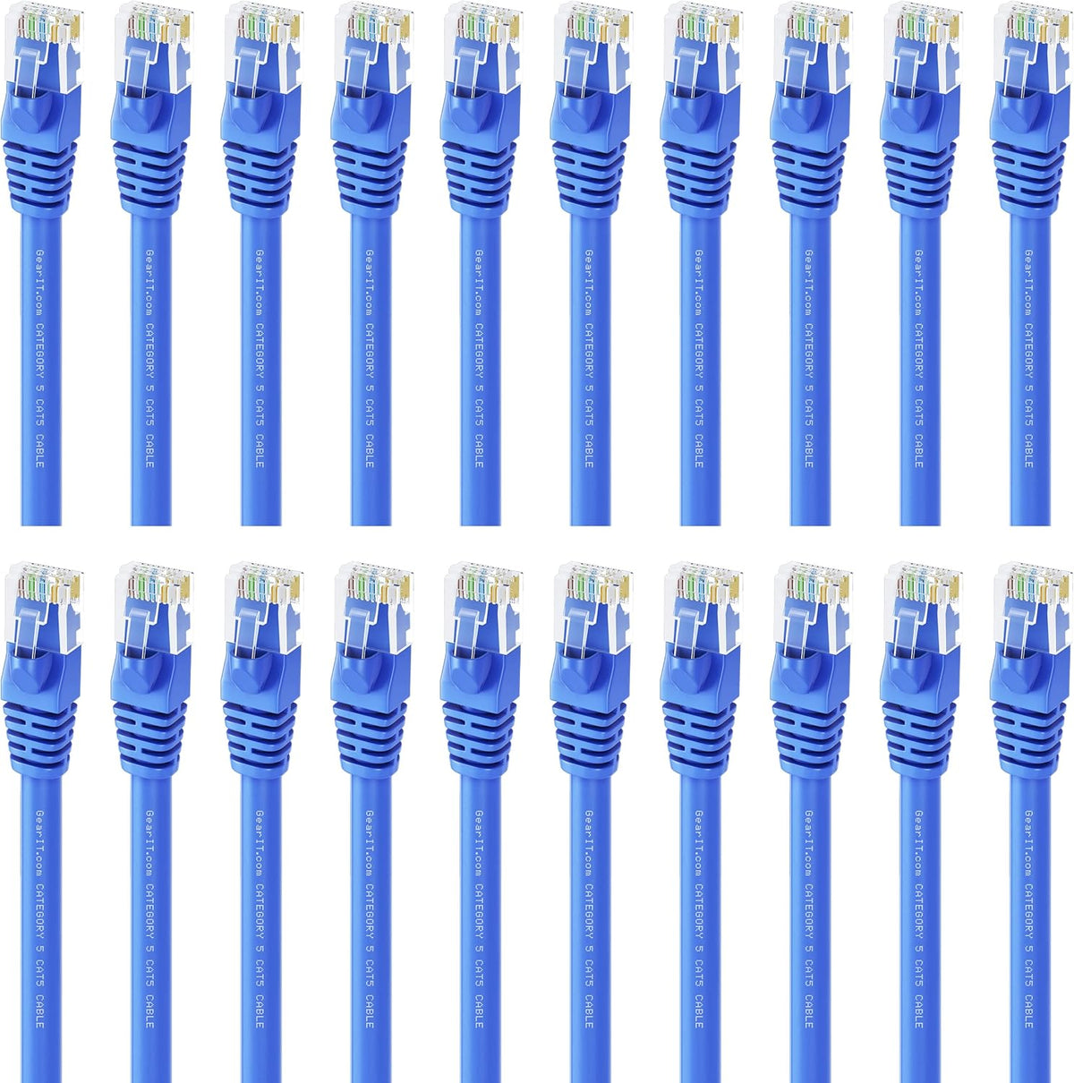 Cat5e Ethernet Patch Cable 7 Feet Blue O7690