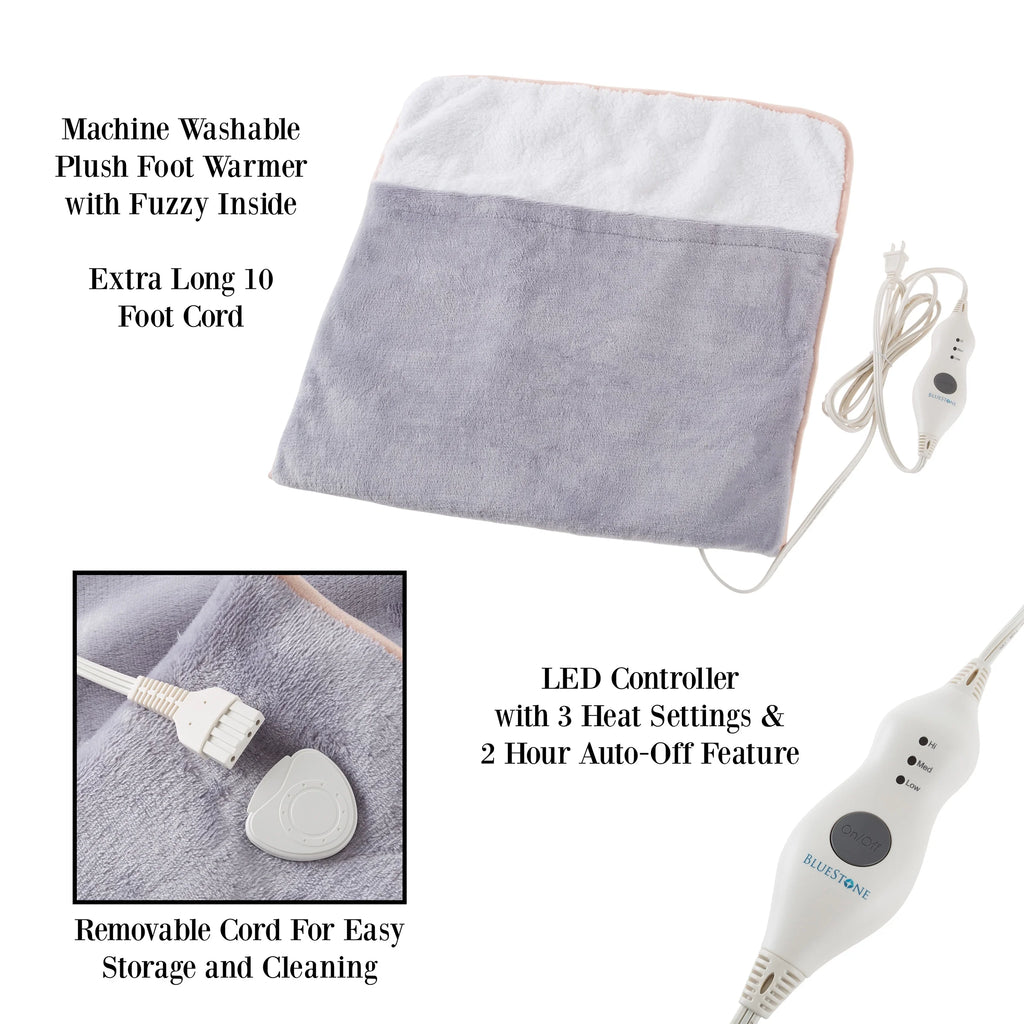 Gray Electric Foot Warmer G12408