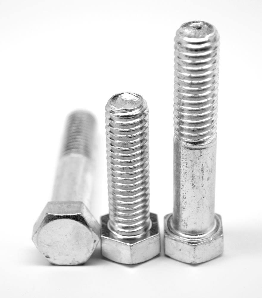 11 x 9 1 2 PT Coarse Thread Hex Cap Screw Bolt Medium Carbon Steel Black Oxide W4499