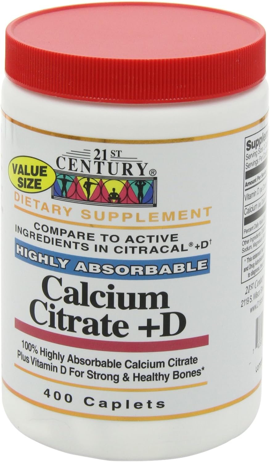 Calcium Citrate + Vitamin D Caps P1860