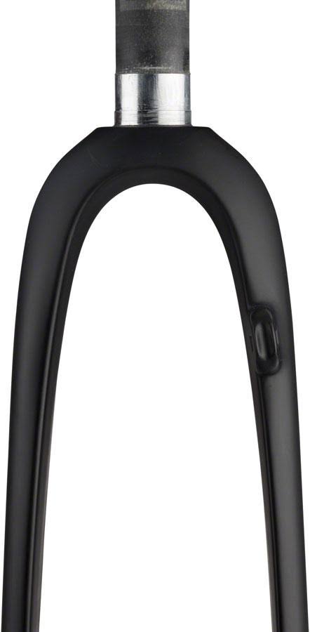 Black 12mm Thru-Axle Carbon Steerer Flat Mount Fork D1133