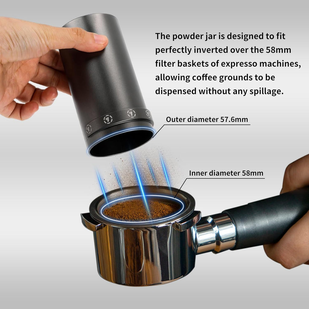 Stainless-steel Burr Coffee Grinder, 65g Single Dose, 90 Adjustable Settings Z7747